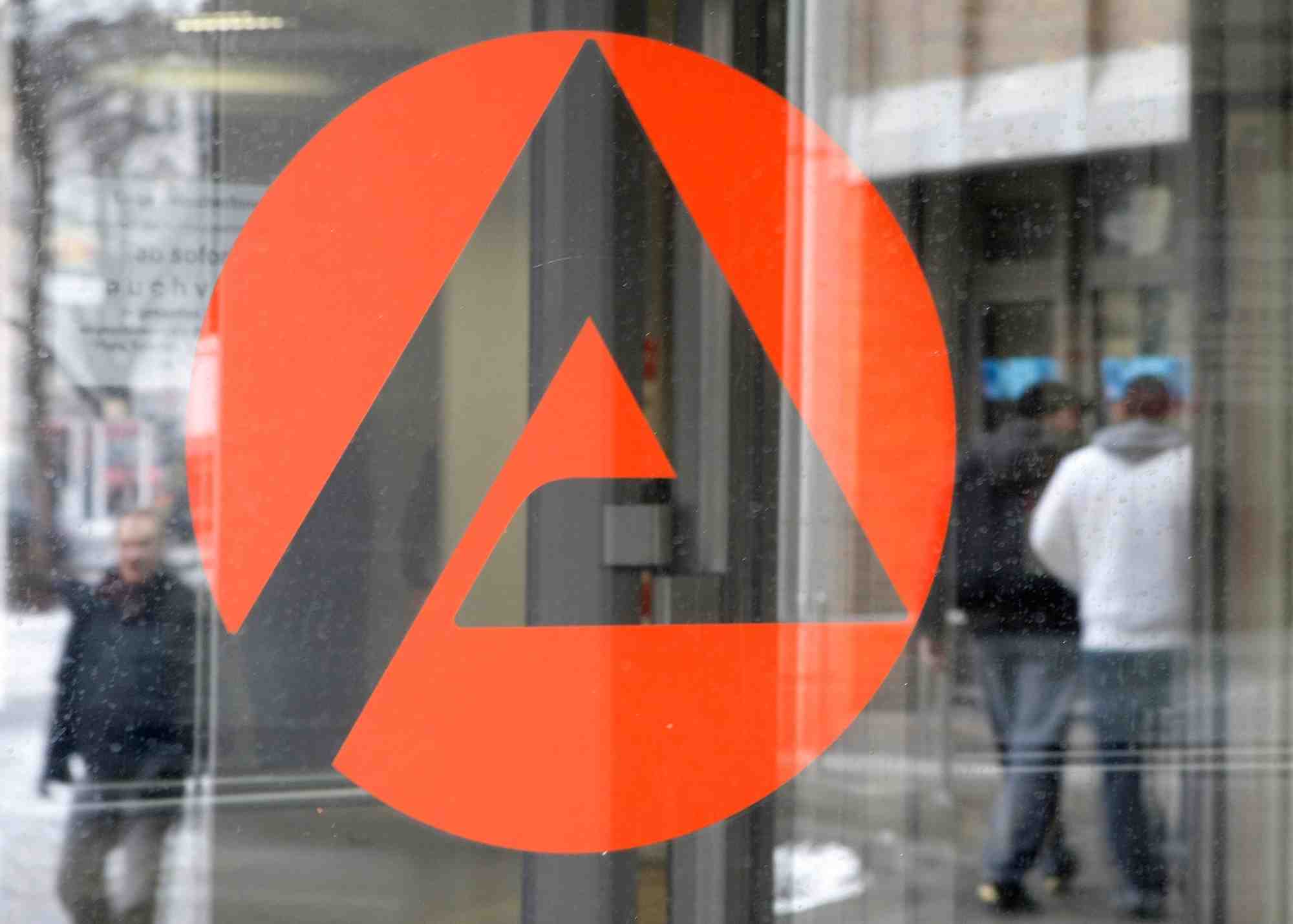 Le logo de l'agence allemande pour l'emploi