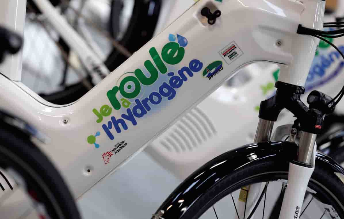 vélo roulant à l'hydrogène