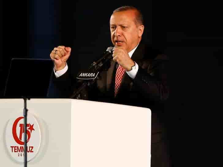 Erdogan renouvelle ses attaques contre l'union europeenne