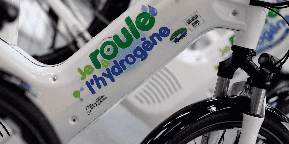 vélo roulant à l'hydrogène