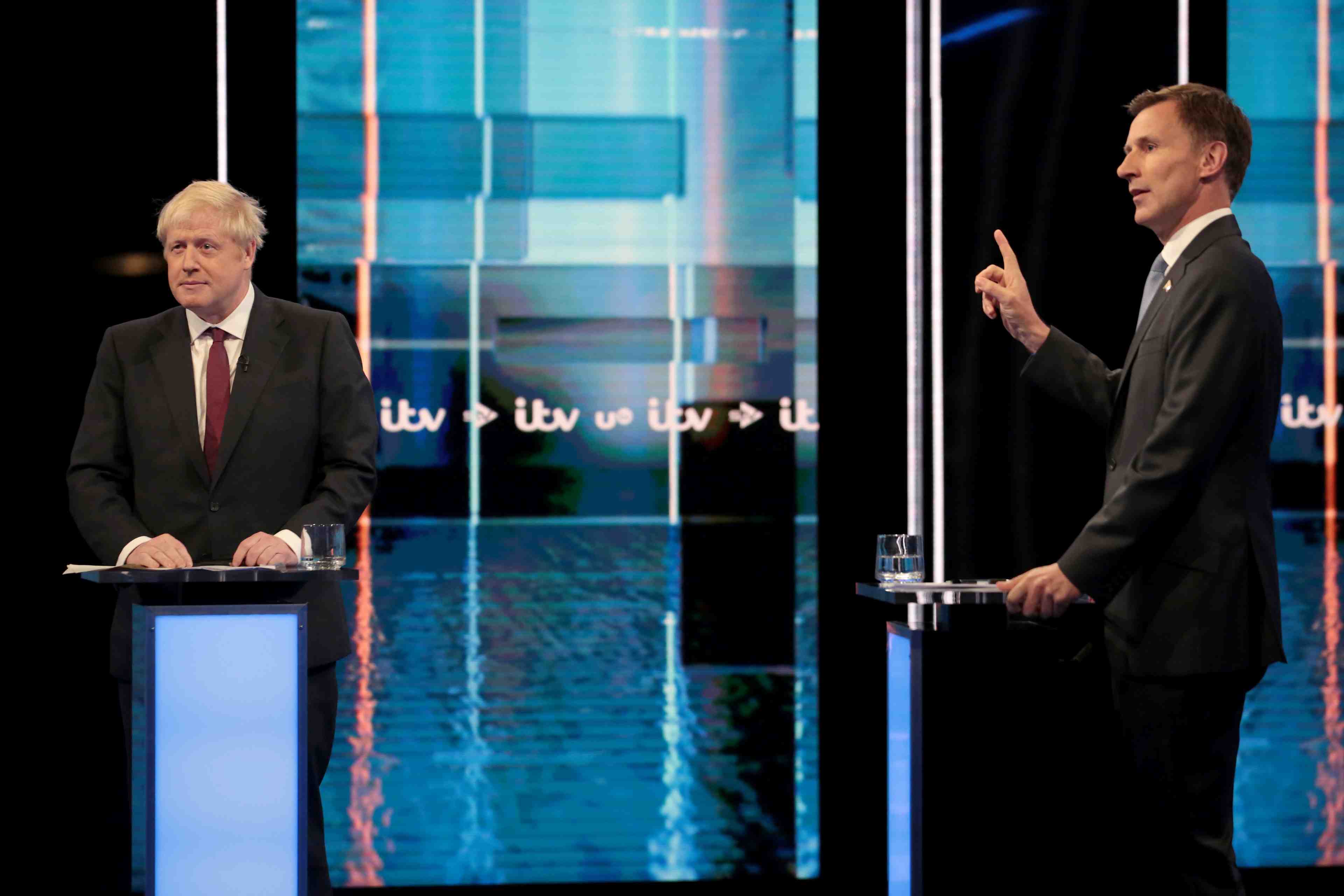 Gb: debat televise entre johnson et hunt centre sur le brexit