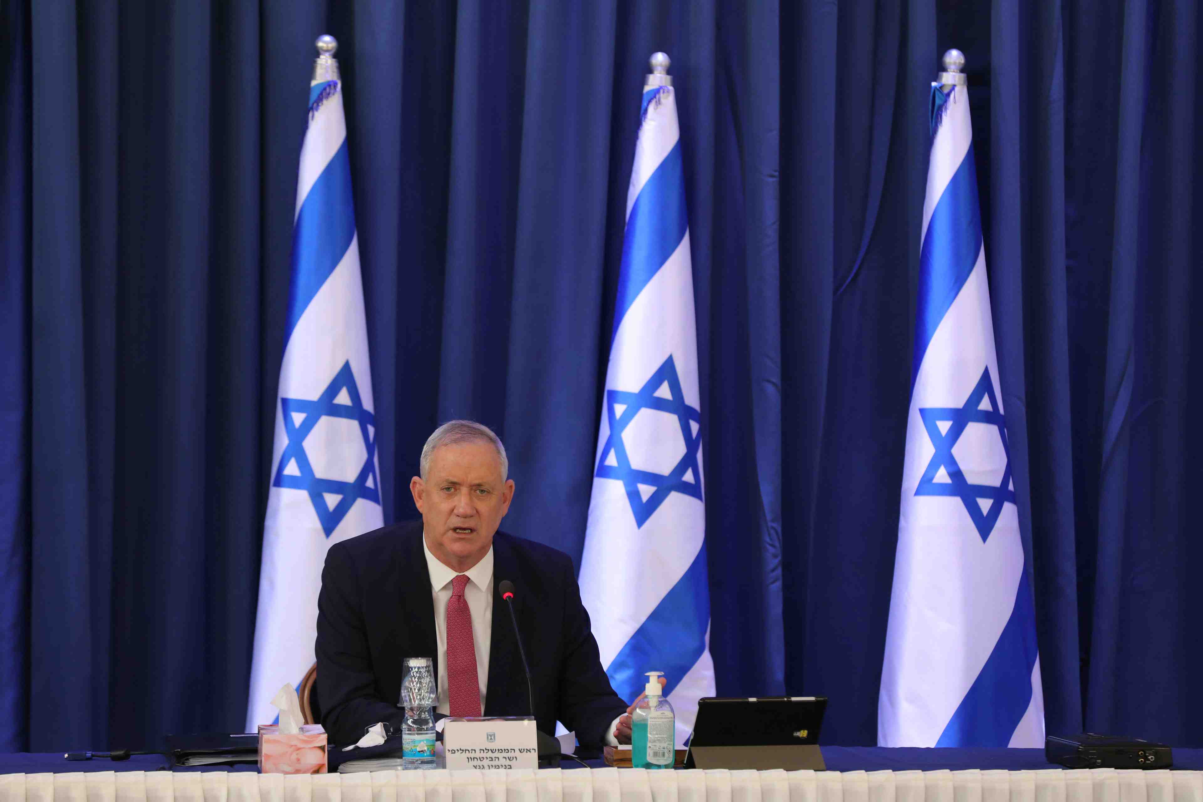 Israel: gantz pas presse de discuter du plan trump