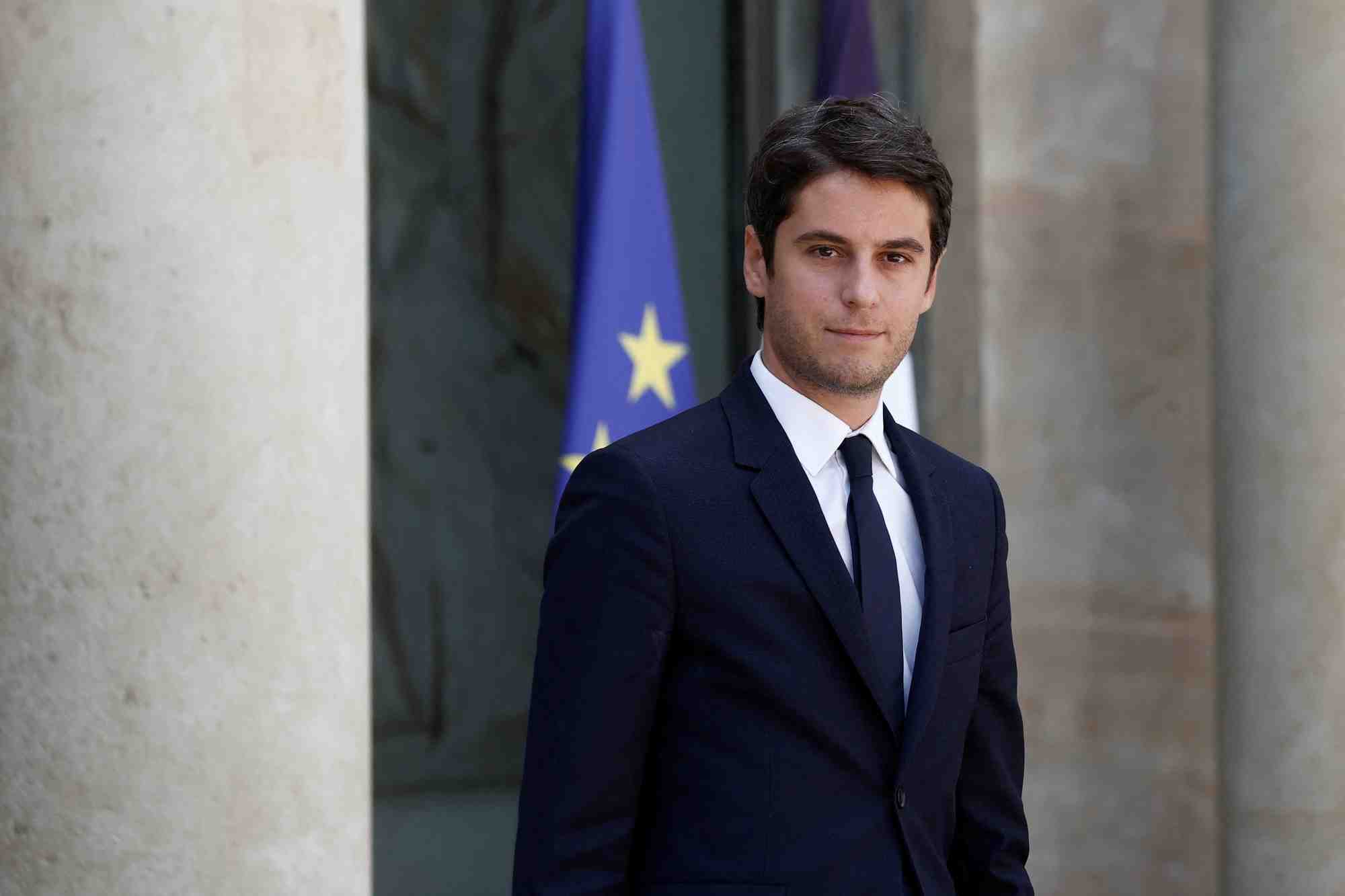 Photo du ministre des comptes publics, gabriel attal