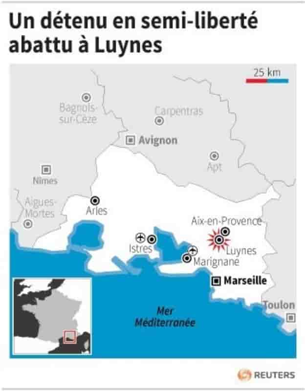 Un détenu abattu devant la maison d'arrêt de Luynes