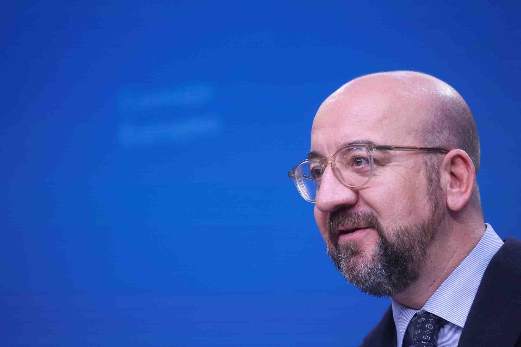 Le president du conseil europeen charles michel