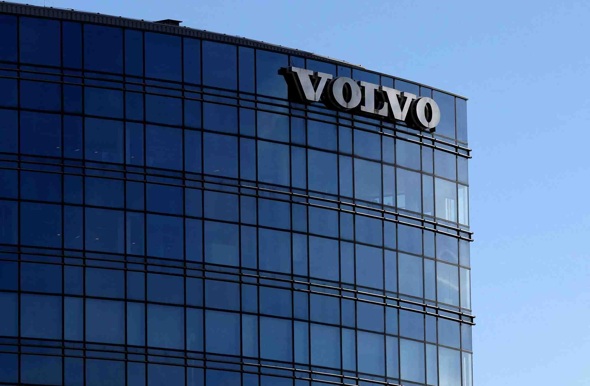 Un logo volvo est photographie a bruxelles