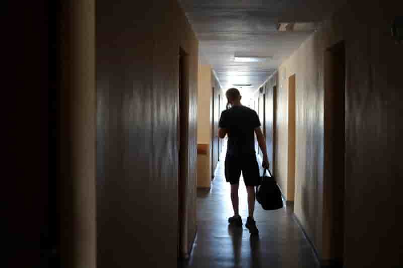 Centre d'hebergement temporaire pour les evacuees de la region de belgorod