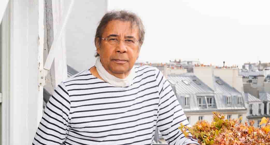 Laurent Voulzy à l'hôtel Burgundy, à Paris, début mars.