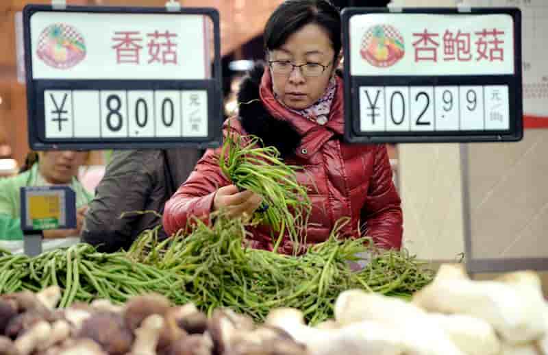 Faible inflation en Chine, le risque de déflation s'accroît