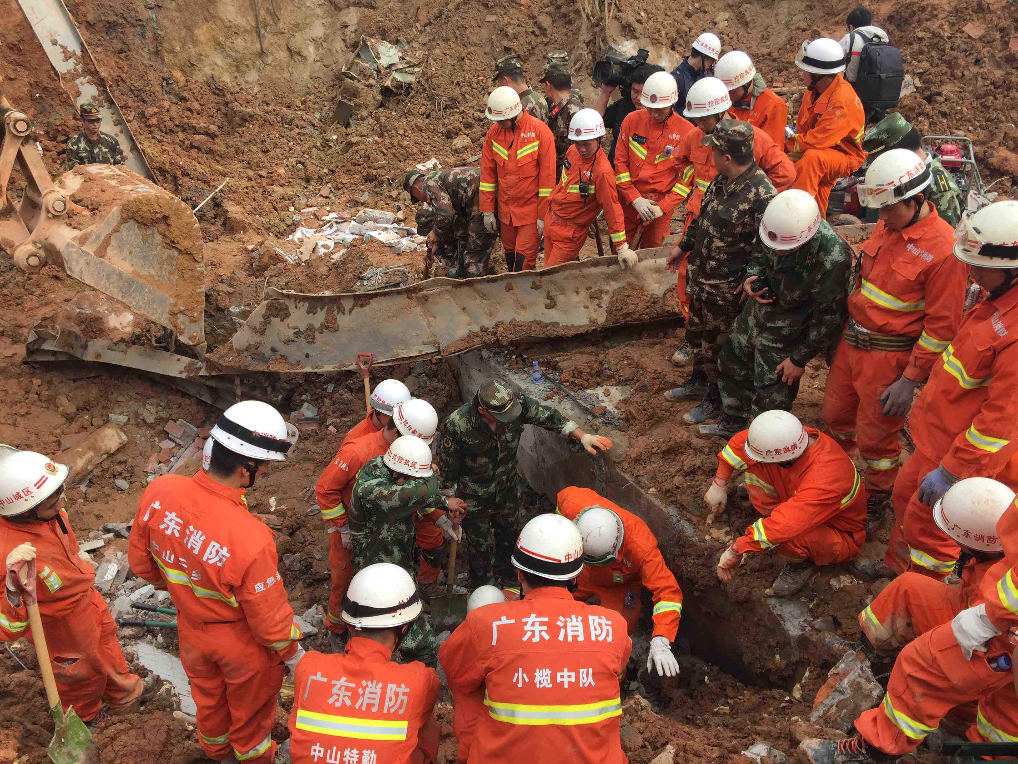 Glissement de terrain a shenzhen, 91 disparus