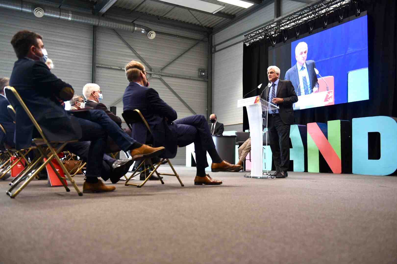 Hervé Morin présente le plan "Normandie Relance"