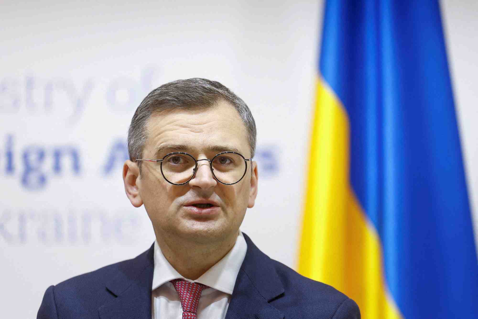 Photo d'archives: le ministre ukrainien des affaires etrangeres, dmytro kouleba