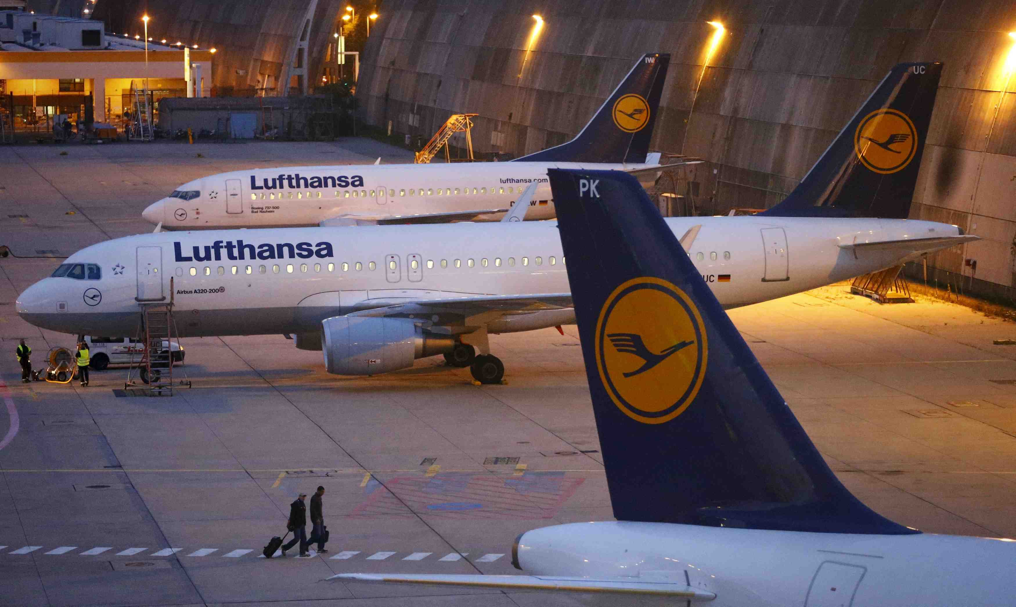 Deuxieme jour de greve a la lufthansa, 1.000 vols annules