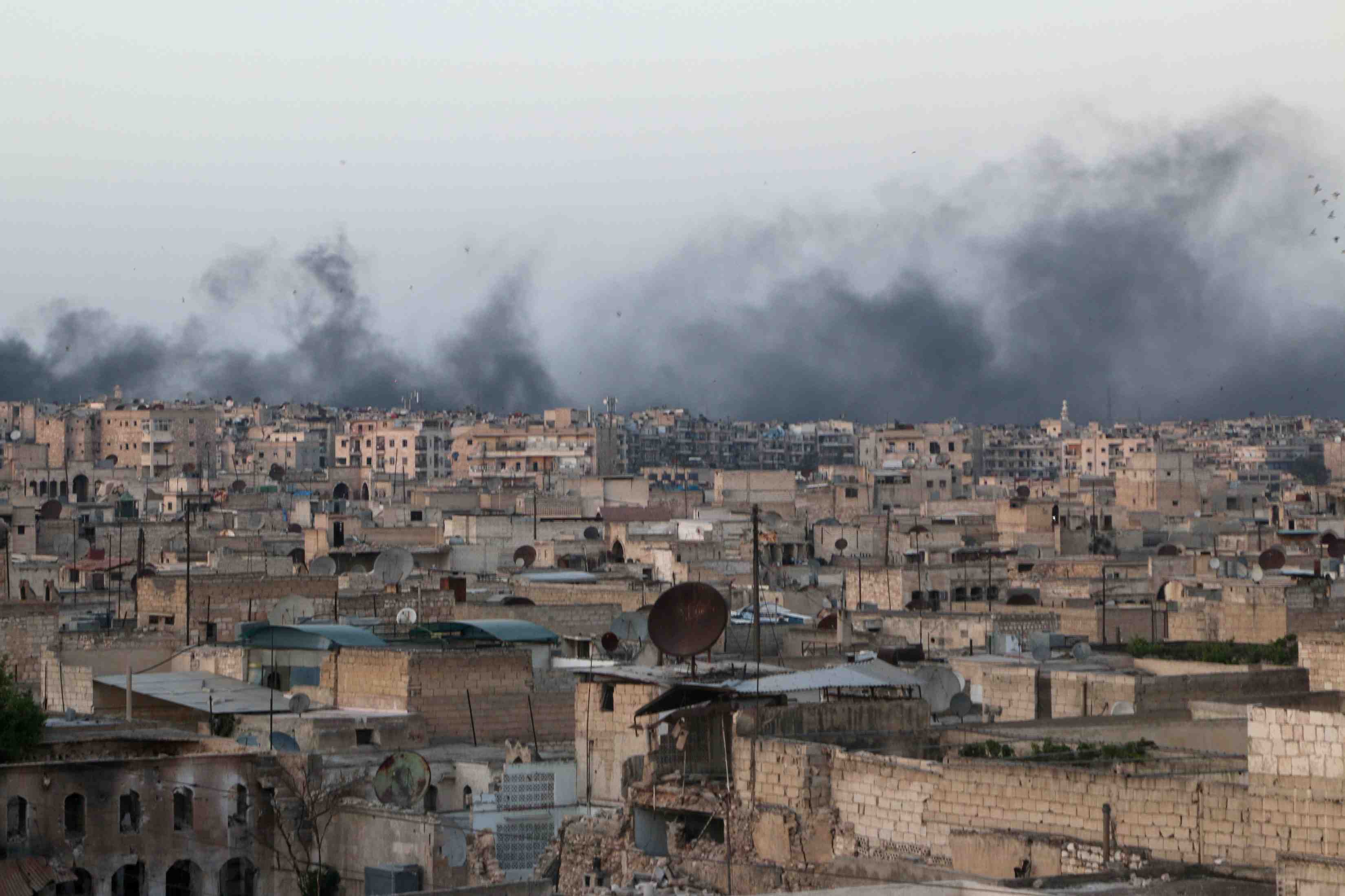 Nouveaux bombardements sur alep
