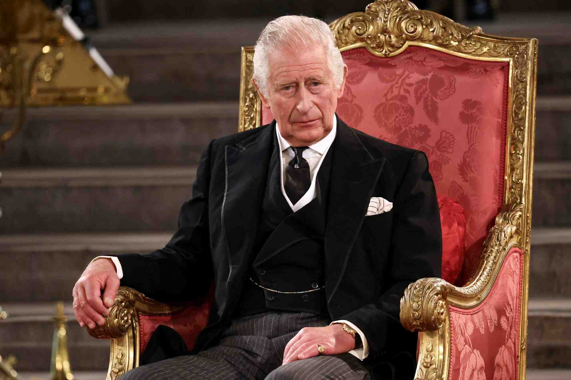 Le roi charles iii a westminster hall, a londres