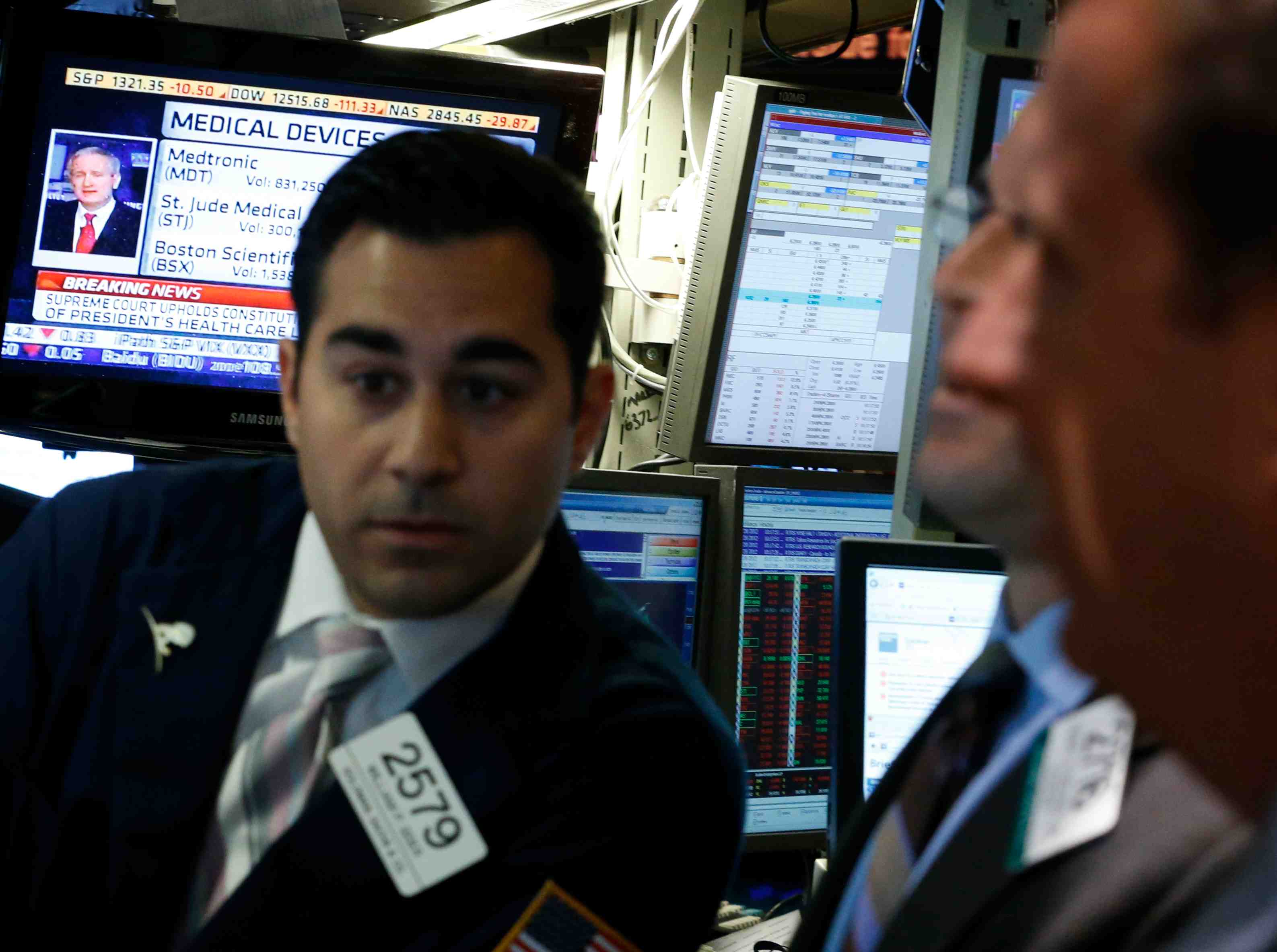 Wall street se retourne a la hausse