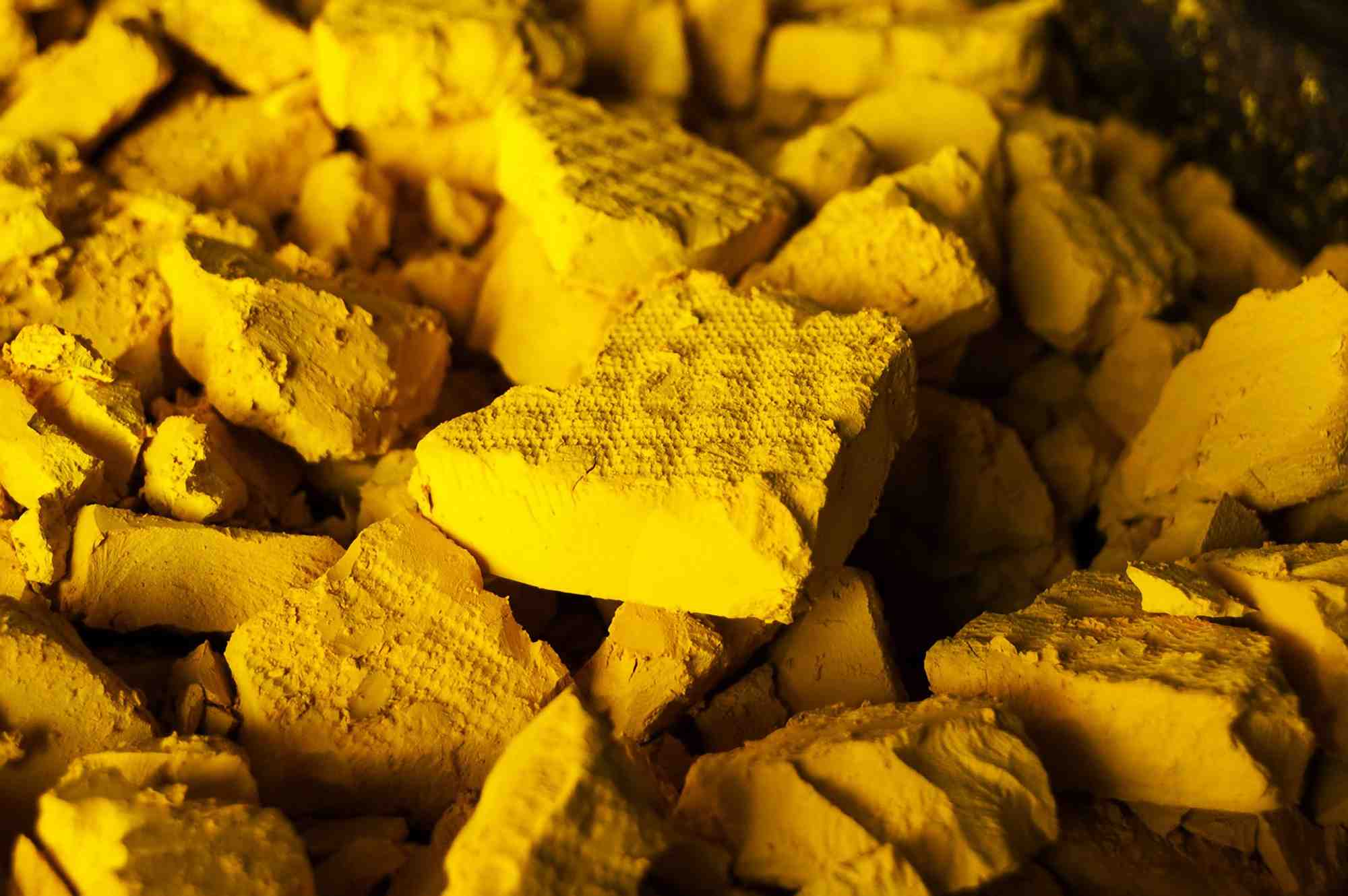 uranium, yellow cake