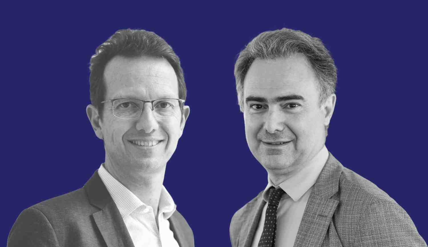 De g à d, François Stephan et José Milano