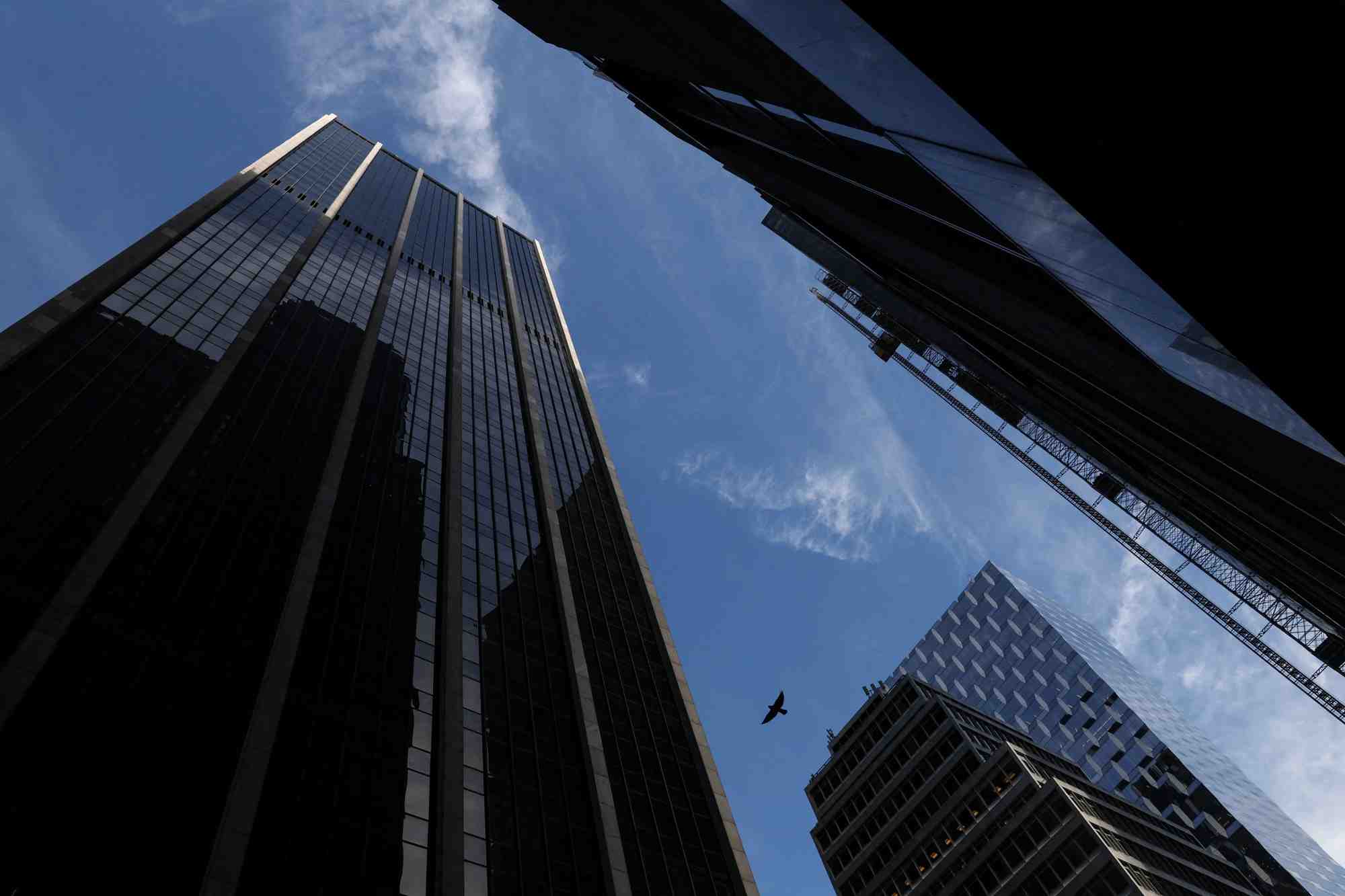 Les gratte-ciel du quartier de midtown a new york