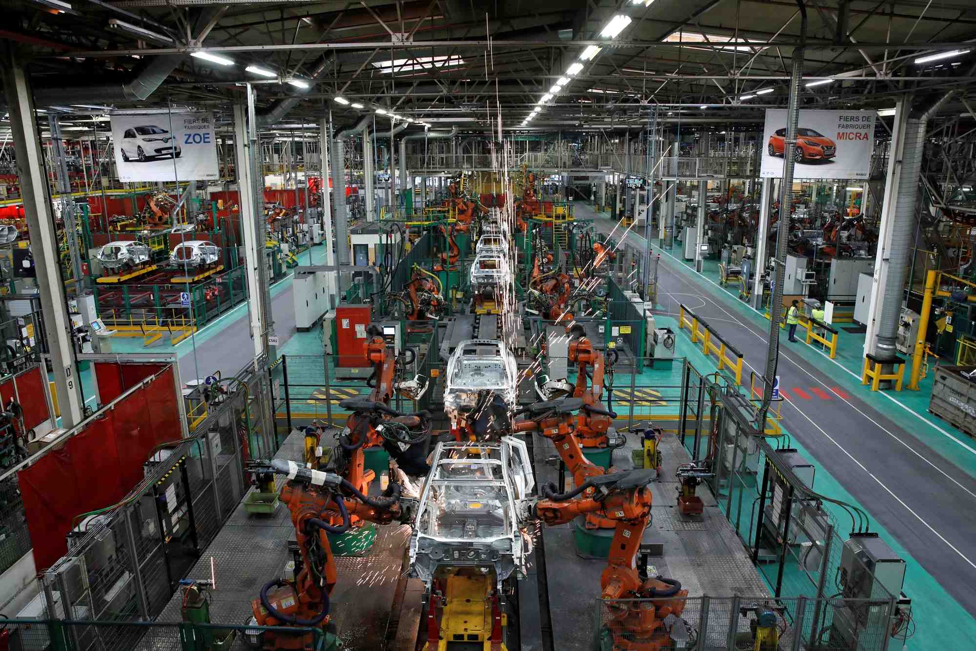 France: la production industrielle en baisse au mois de mars