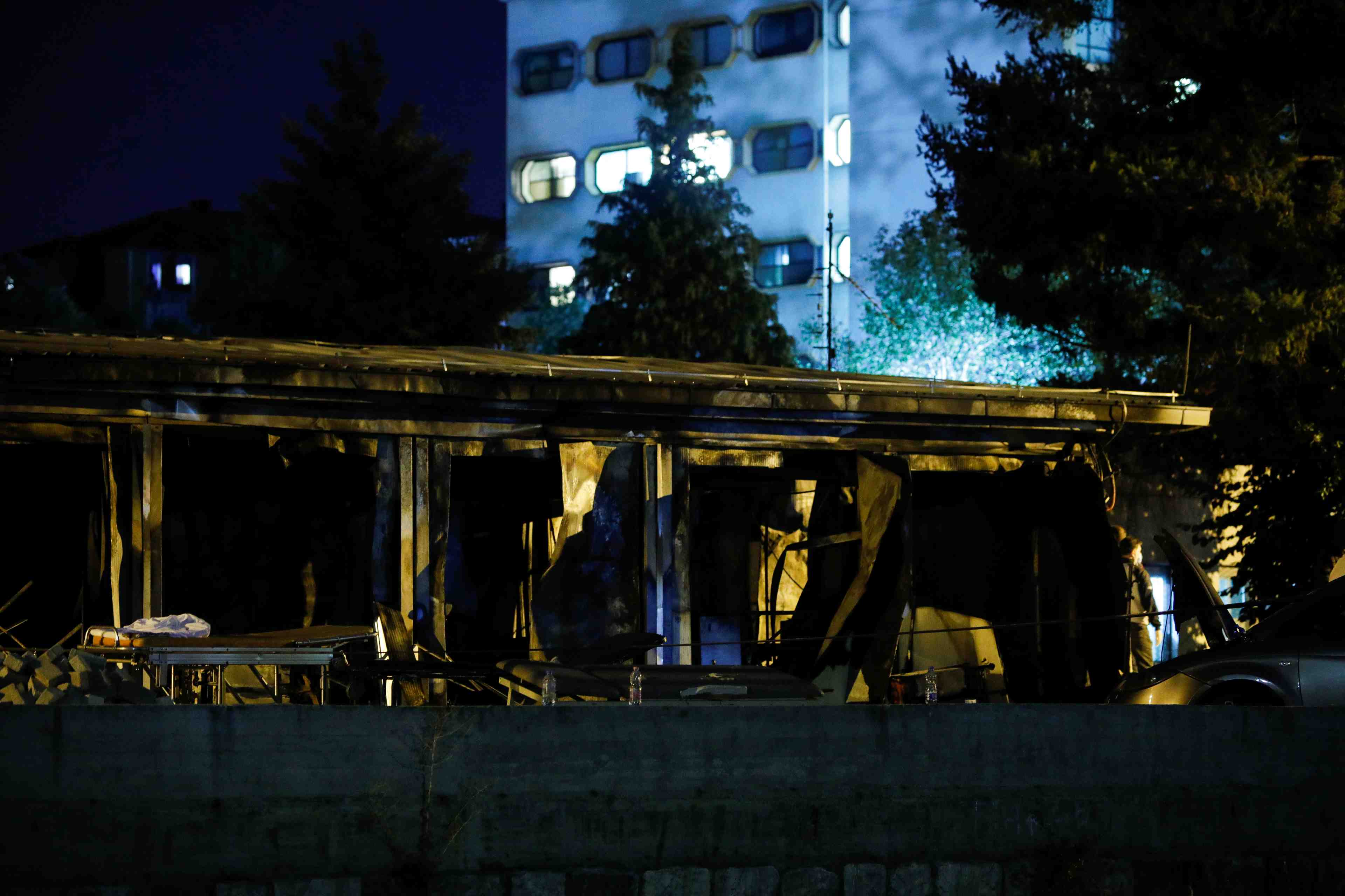 Coronavirus: au moins 10 morts dans l'incendie d'un hopital en macedoine du nord