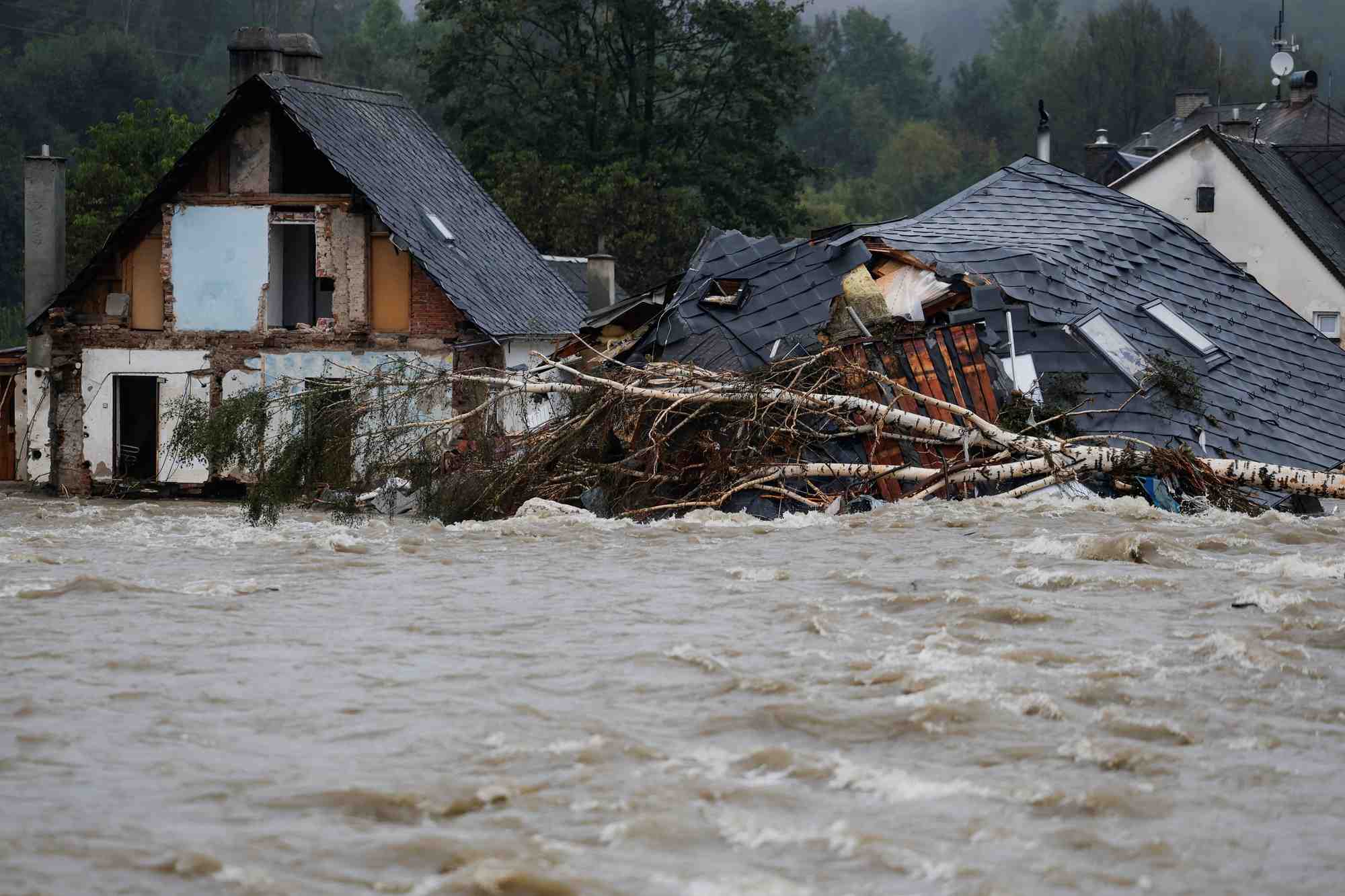 Consequences des inondations en republique tcheque