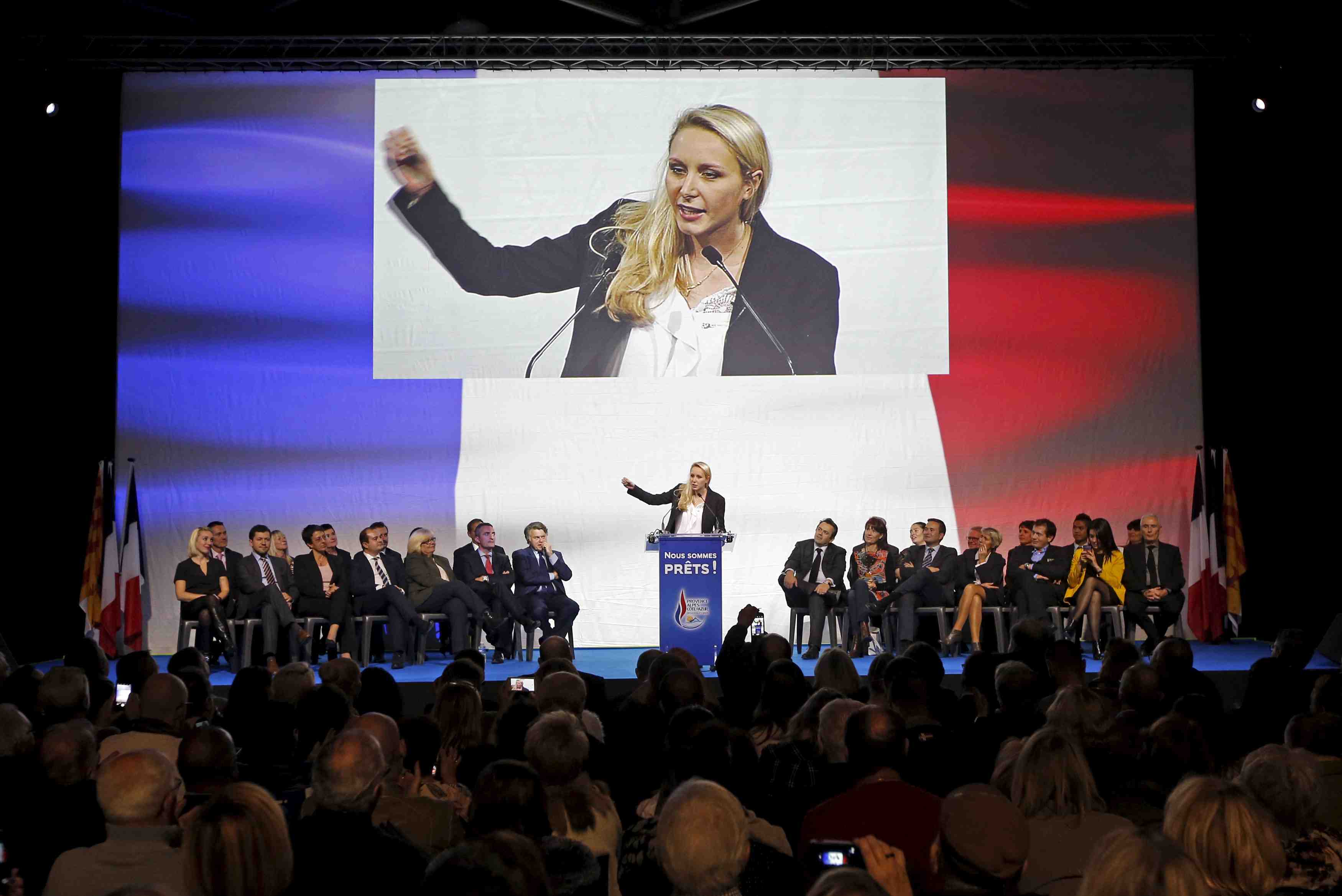 Marion marechal-le pen denonce ceux qui prennent la "democratie en otage"