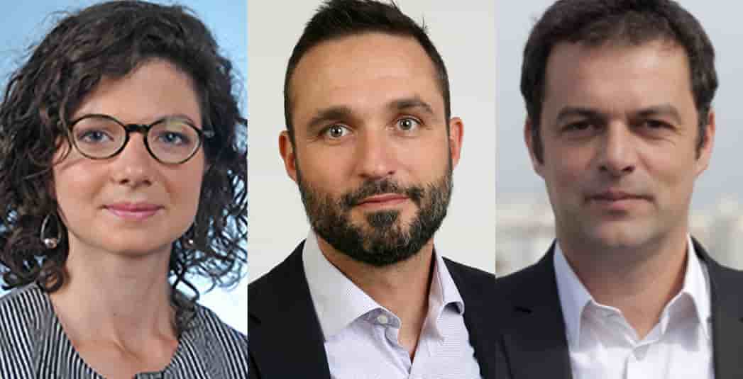 Bénédicte Peyrol, députée LREM, Christophe Robert, Fondation Abbé-Pierre, Benoît Leguet, I4CE, composite
