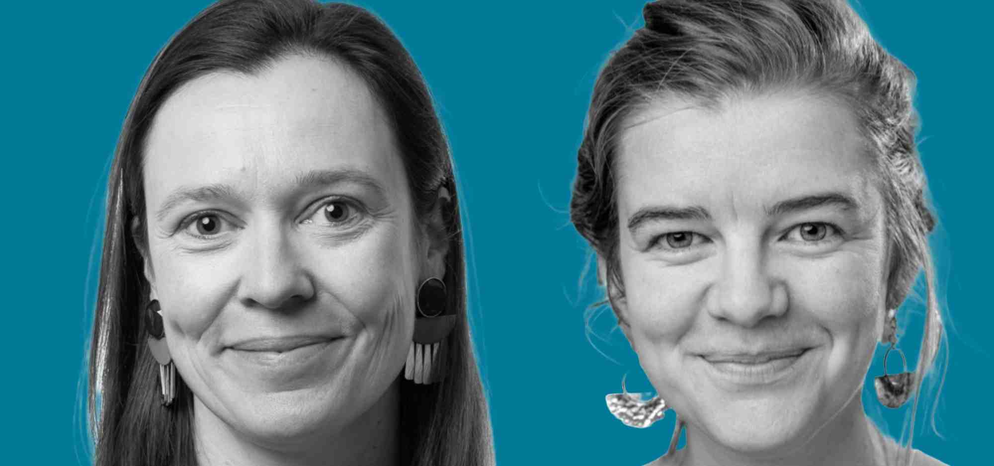 Inge Brees, Responsable principale du plaidoyer Search for Common Ground et Harriet Mackaill-Hill, Conseiller en plaidoyer pour le climat et la paix, International Alert.