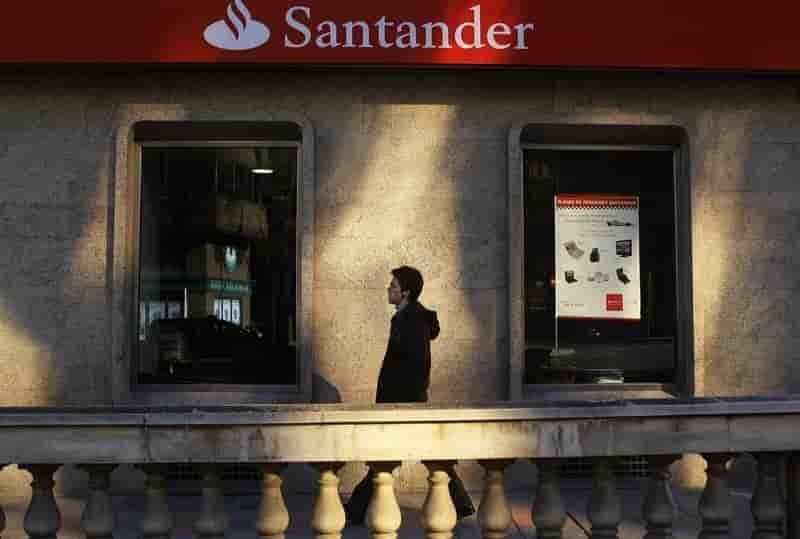 Bond de 70% du benefice de santander au 4e trimestre