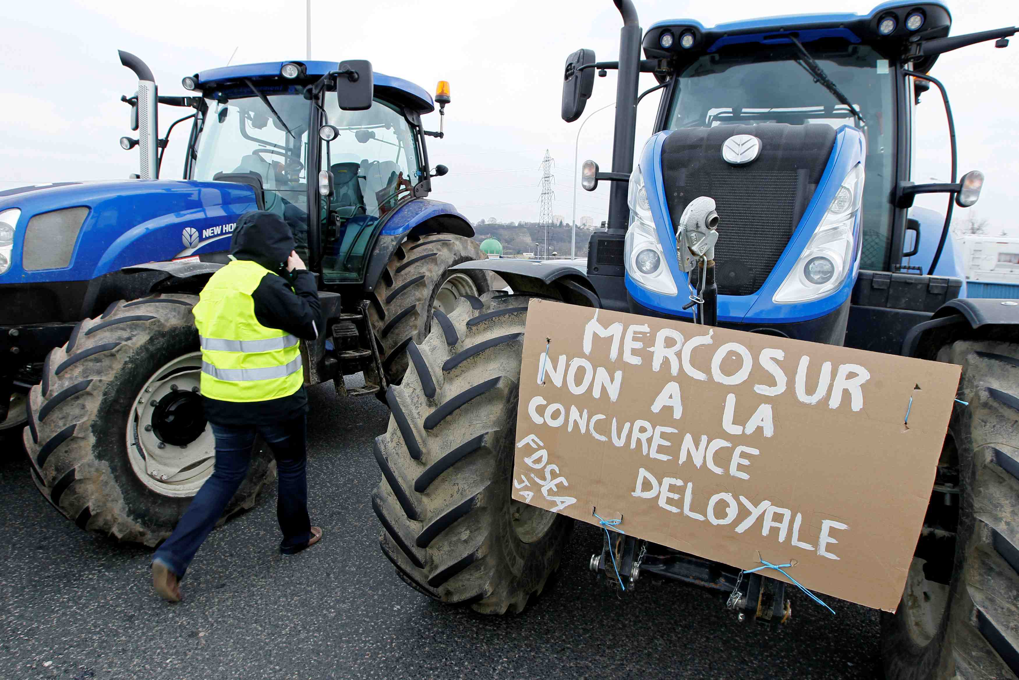 Les agriculteurs en colere