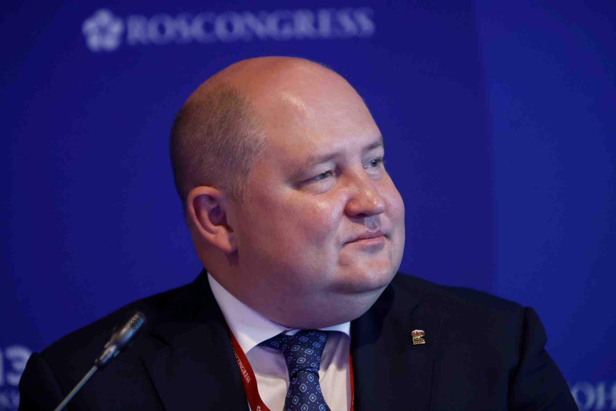 Photo de mikhail razvozhaev, le gouverneur installe par la russie a sebastopol