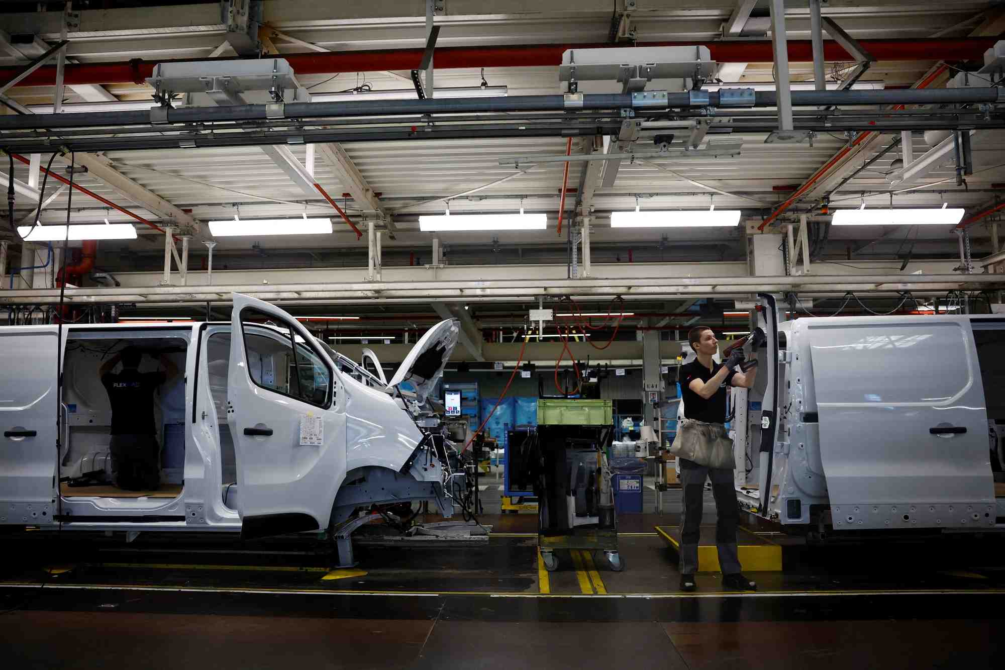 Une usine renault en normandie