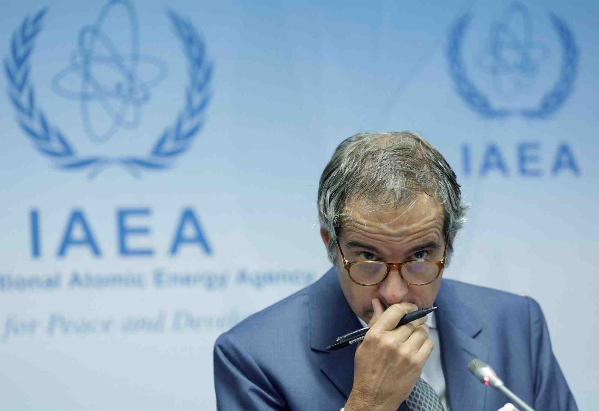 Le directeur de l'agence internationale de l'energie atomique, rafael grossi