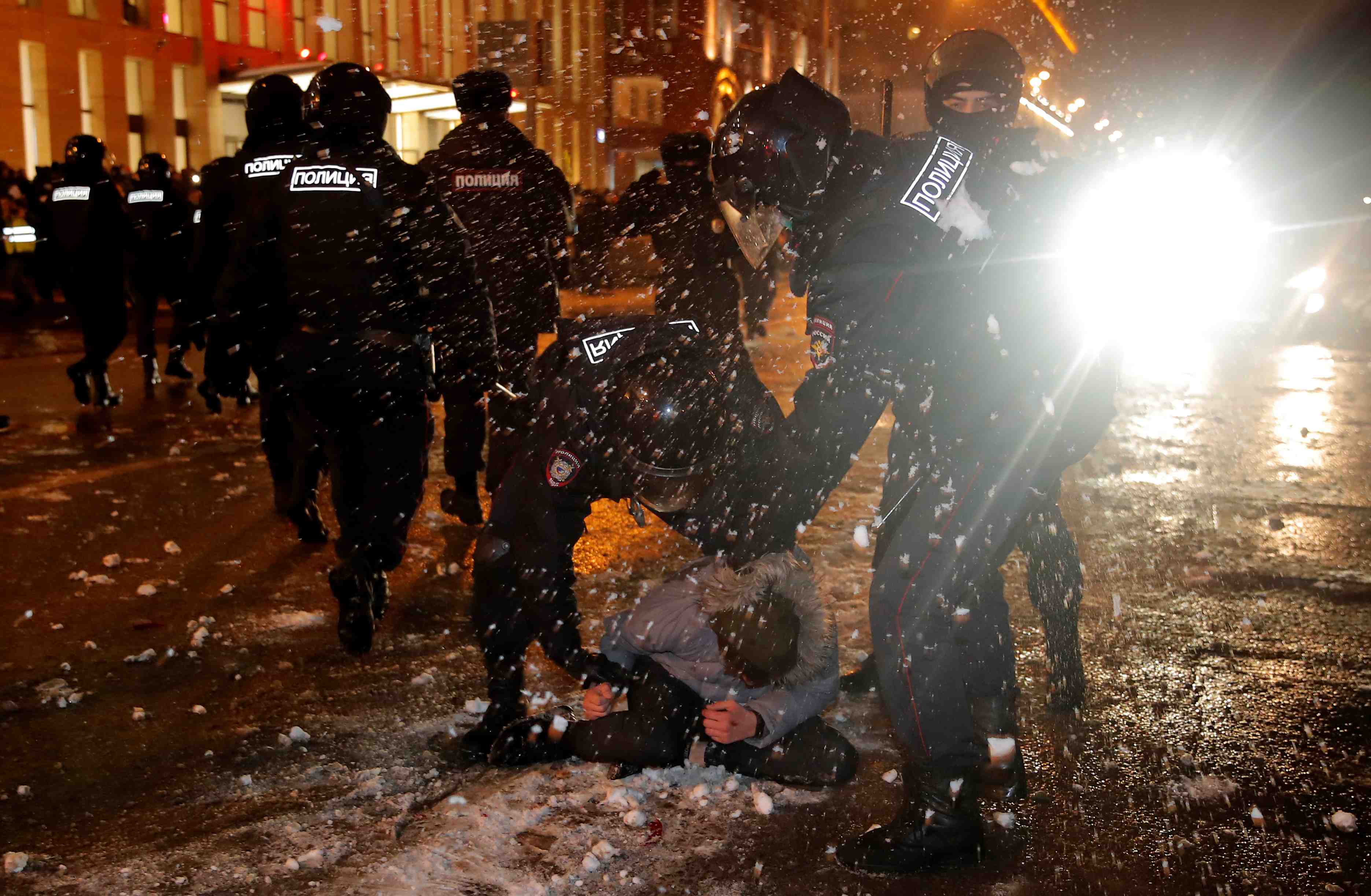 Russie: pres de 3.500 arrestations dans les manifestations soutenant alexei navalny