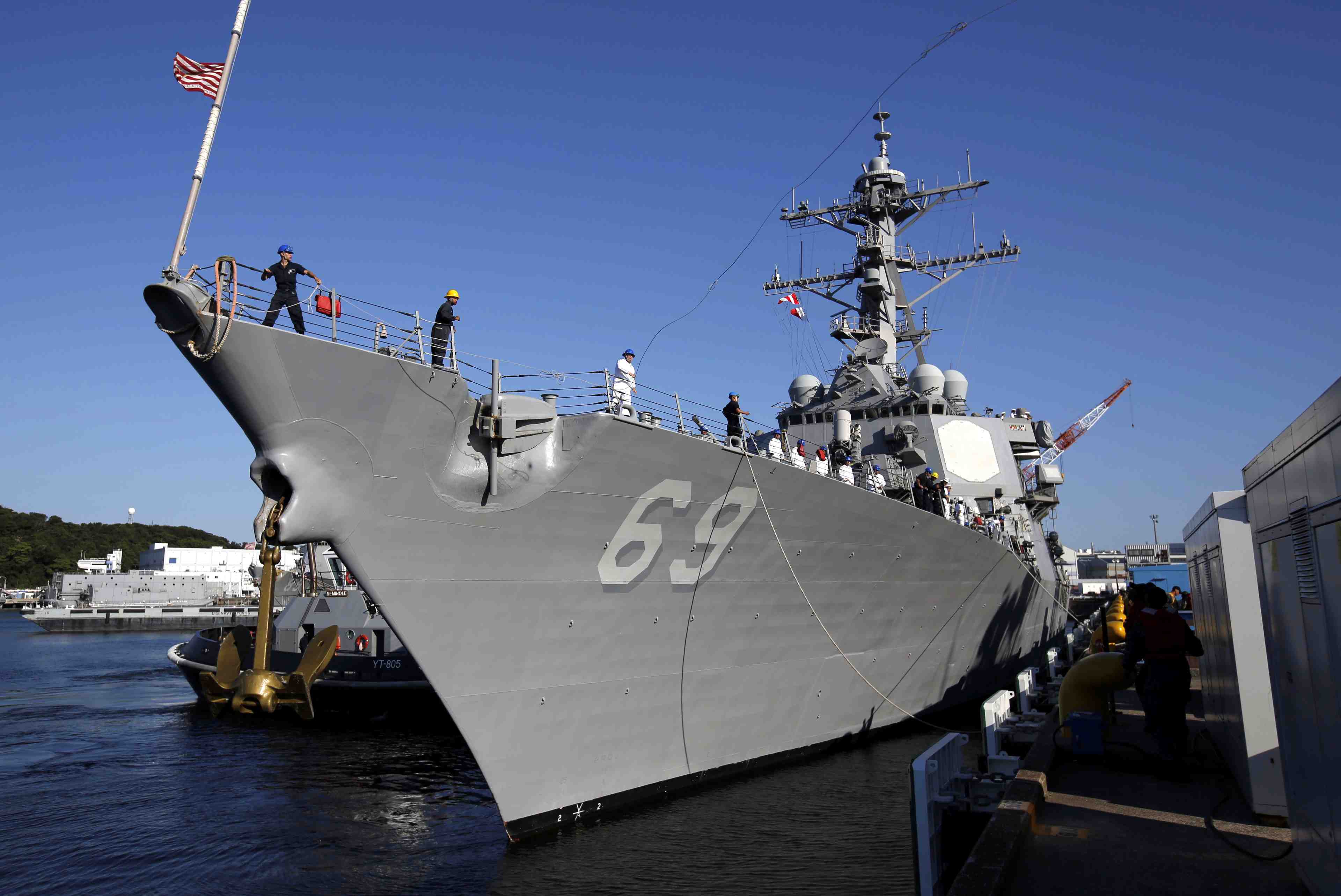L'us navy deploie un destroyer au japon avant le sommet trump-kim
