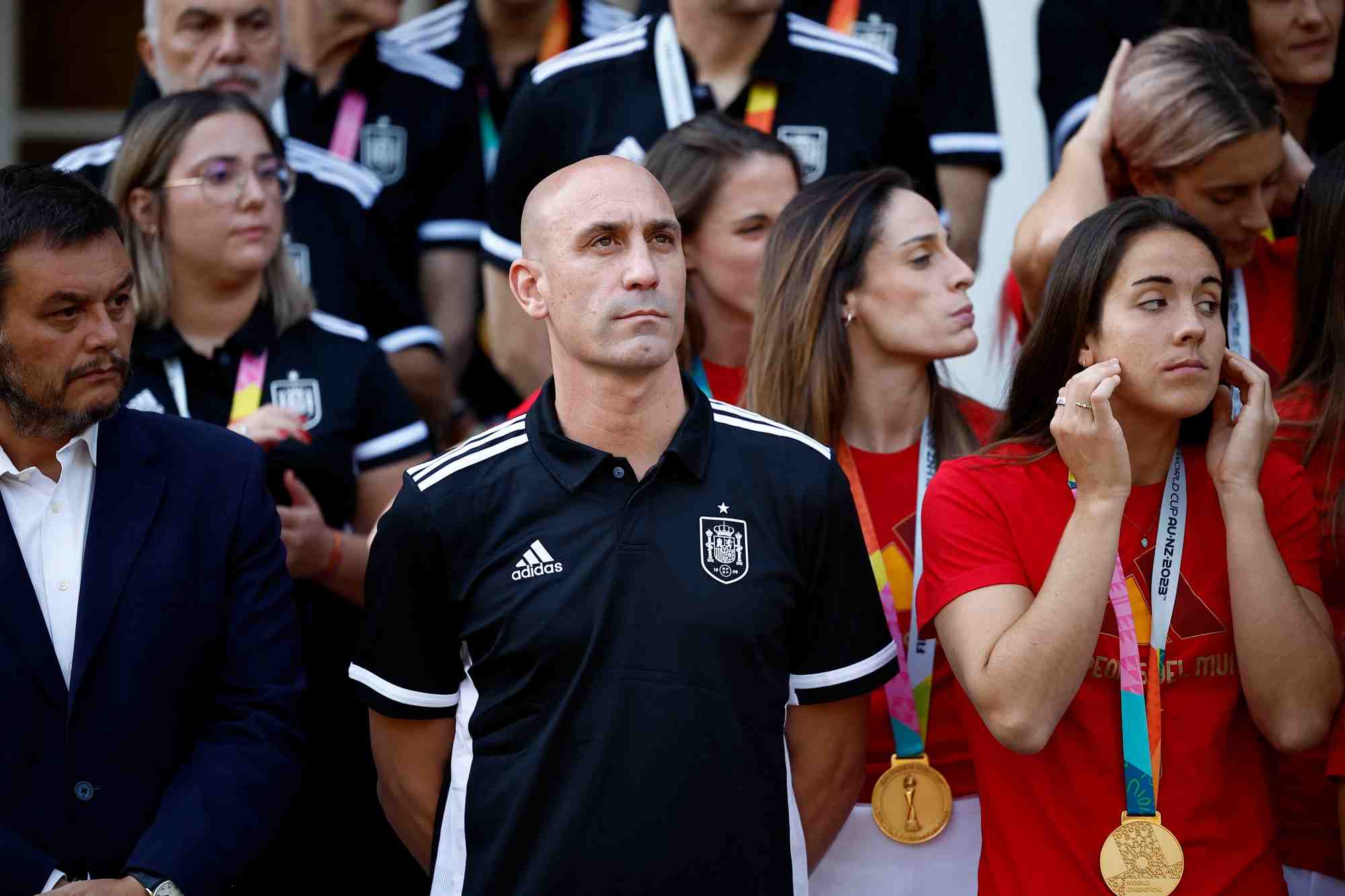 Photo du president de la federation espagnole de football, luis rubiales