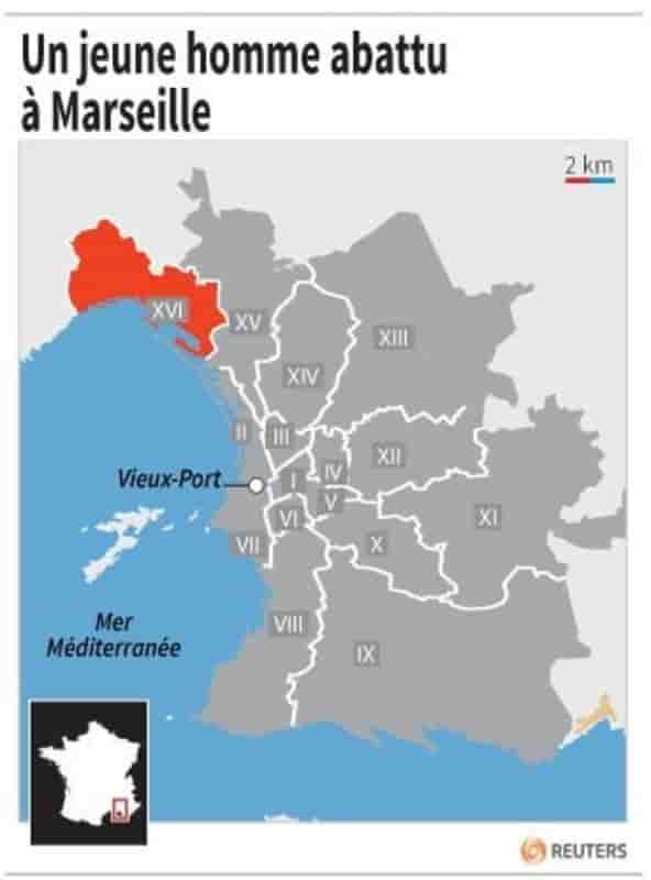 Un jeune homme abattu a marseille