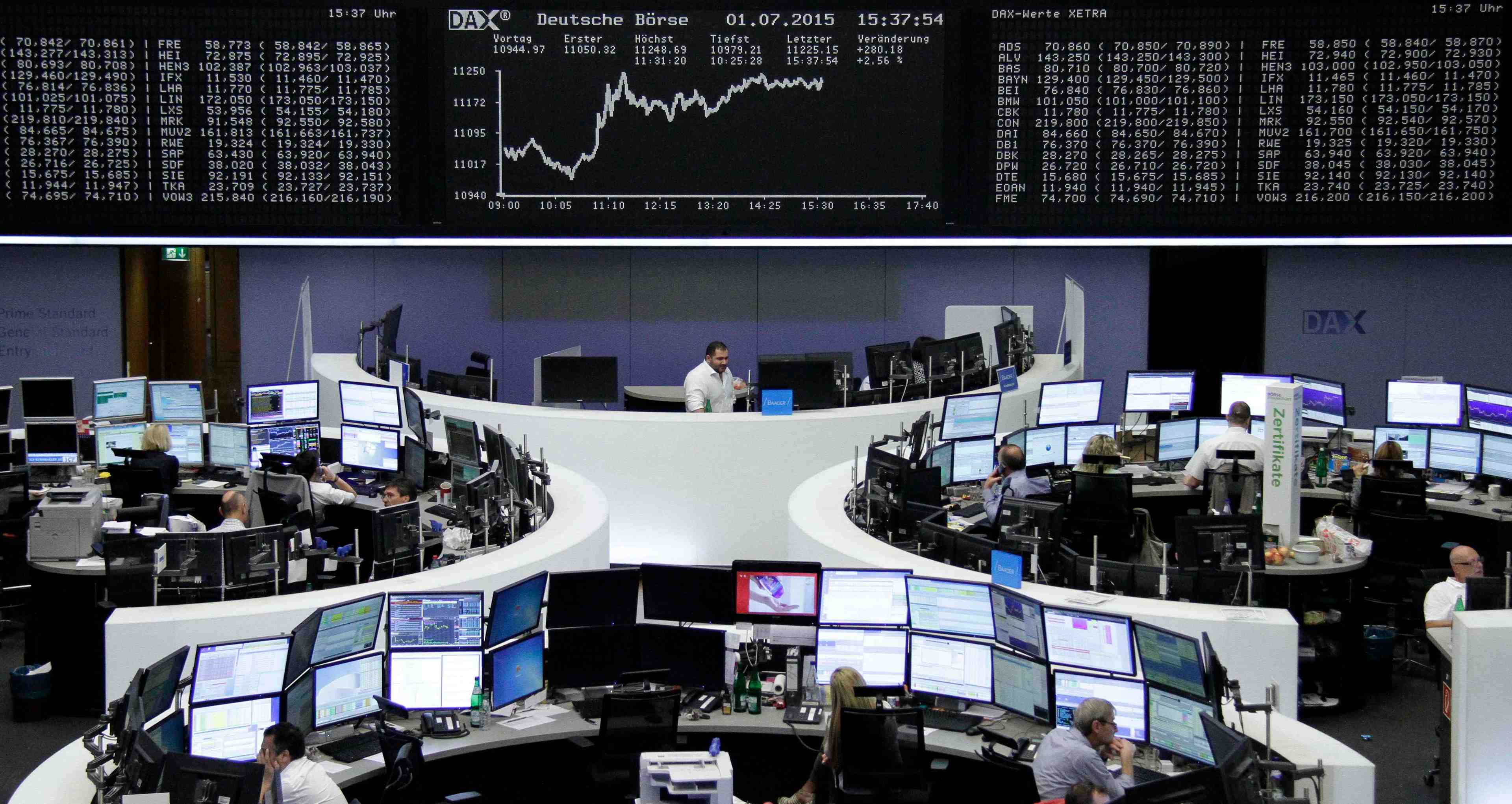 Rebond des bourses europeennes en cloture