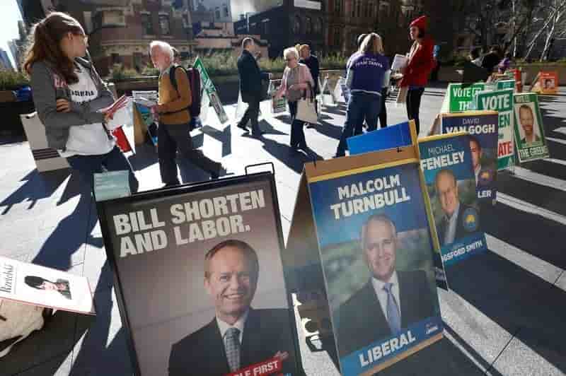 Elections legislatives et senatoriales en australie
