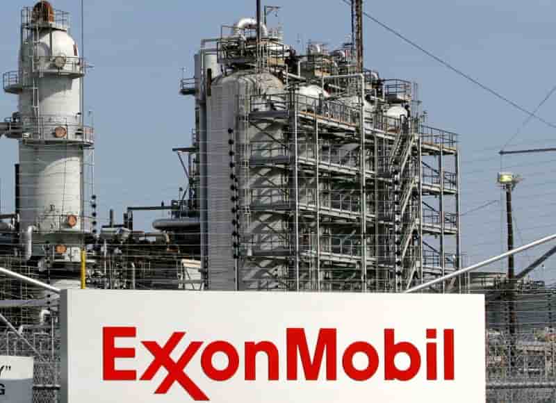 Chute du benefice trimestriel d'exxon mobil