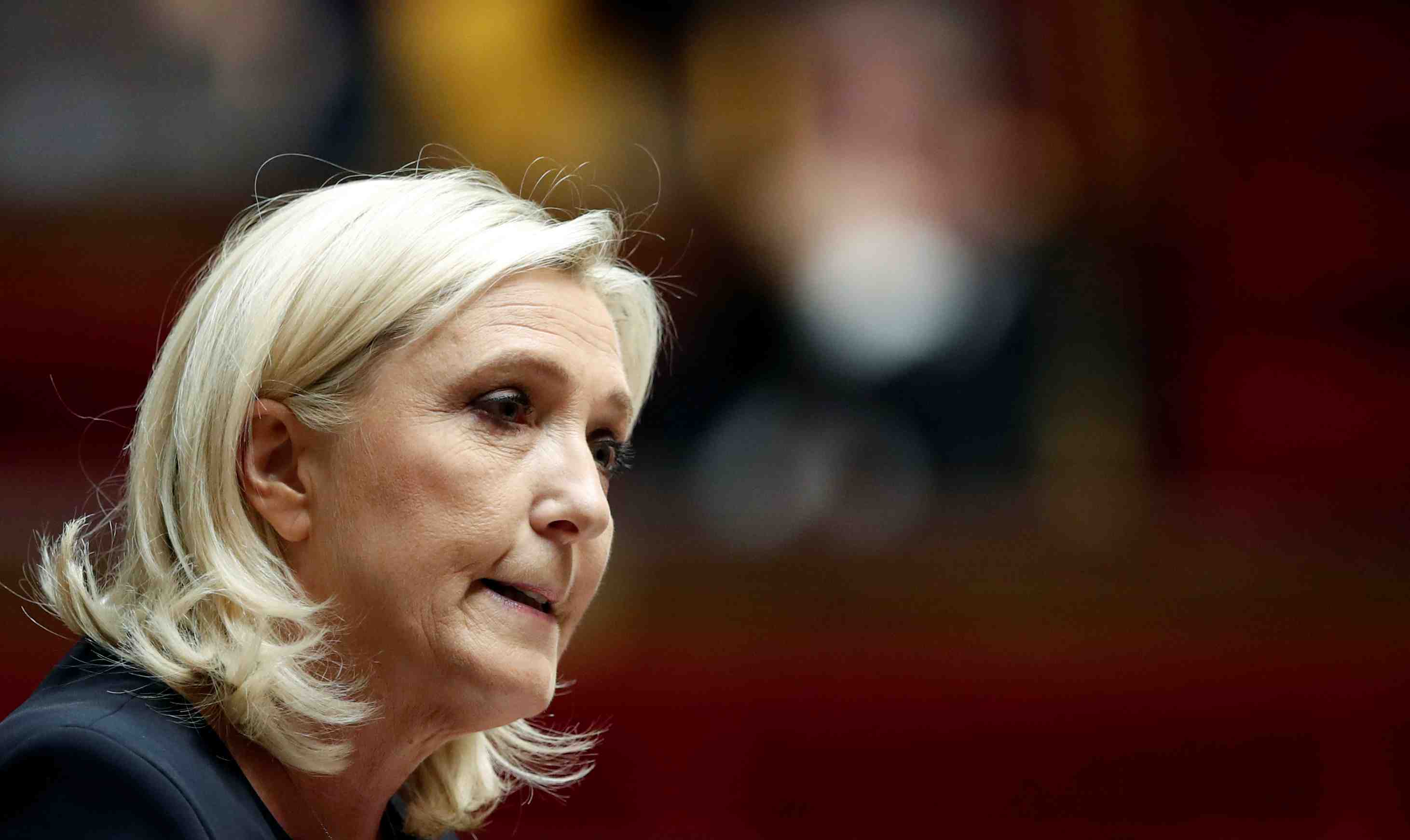 France: marine le pen annonce sa candidature a la presidentielle de 2022