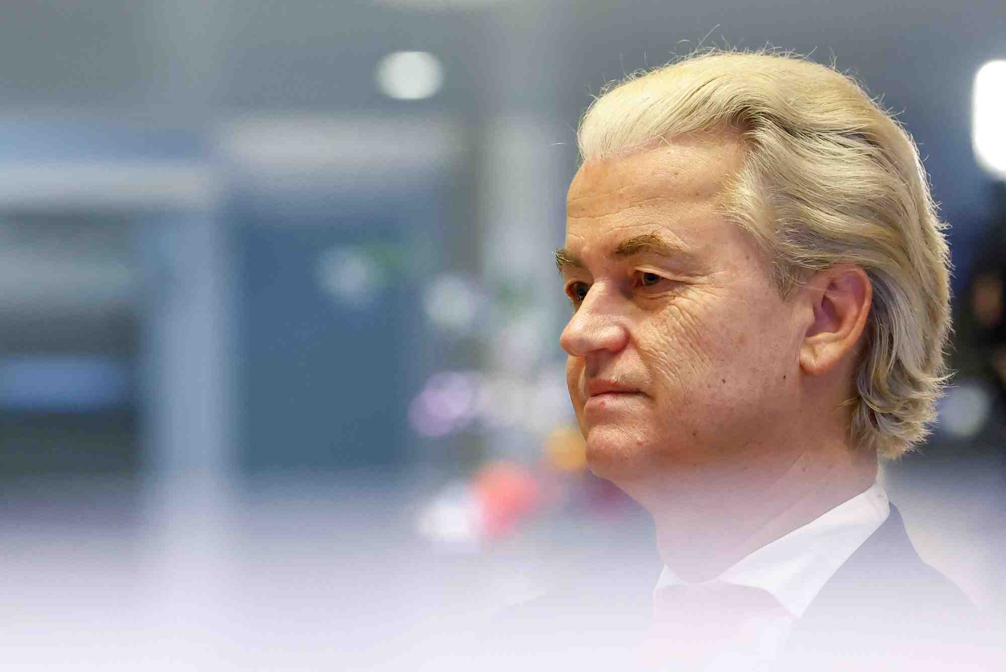 Geert wilders a la haye
