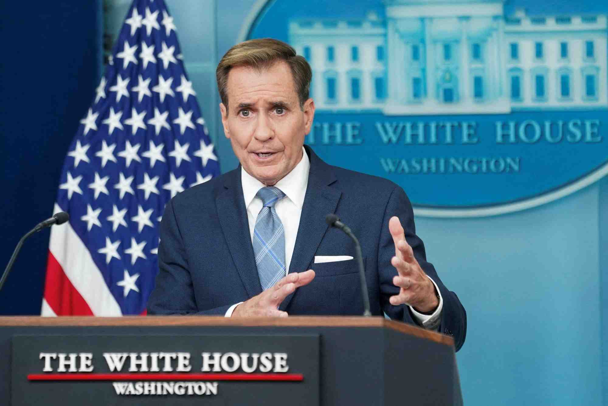 Le porte-parole de la securite nationale, john kirby
