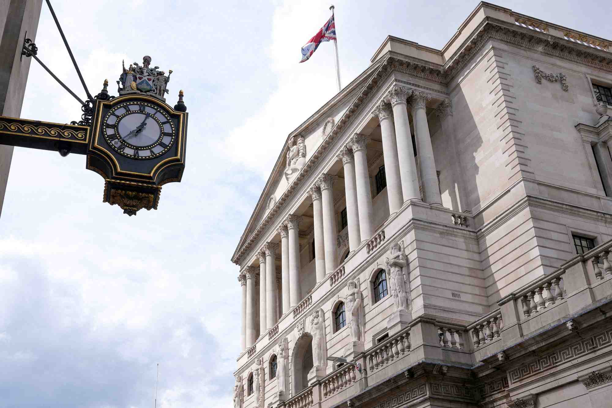 Photo d'archives du batiment de la banque d'angleterre (boe)