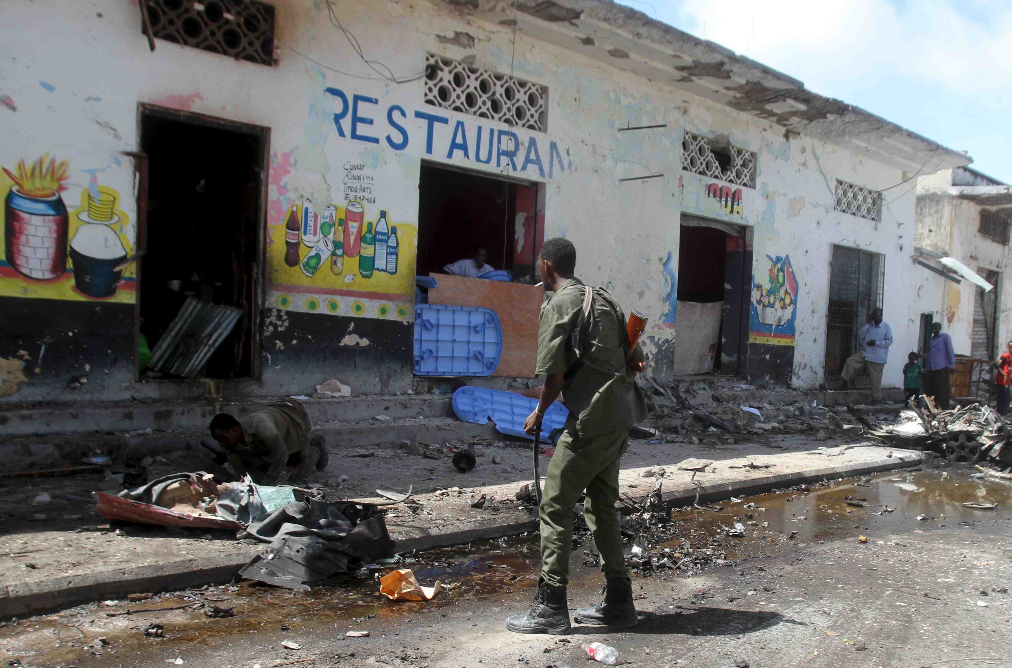 Attentat a la voiture piegee a mogadiscio