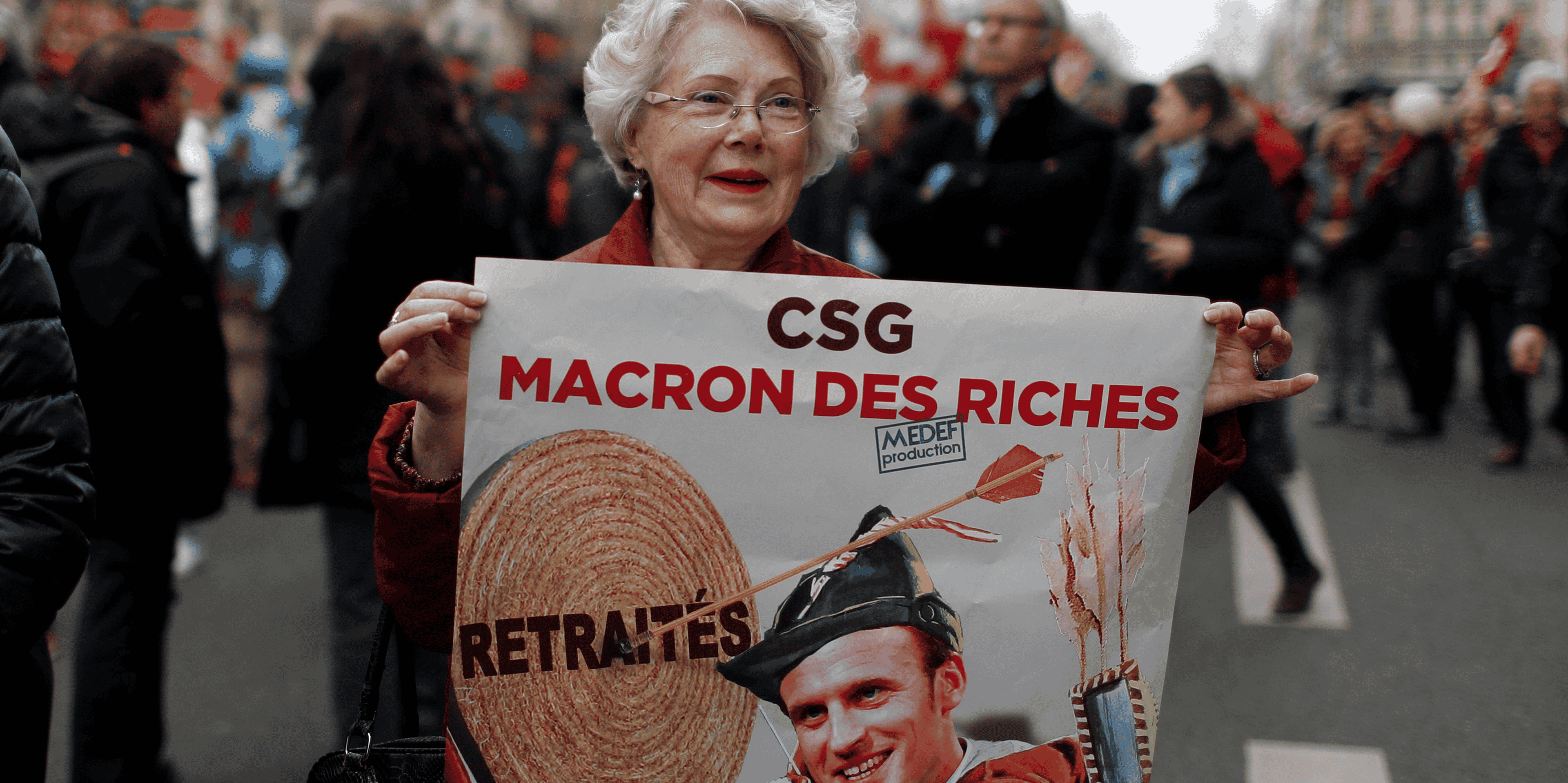 Les retraites se mobilisent contre la csg, l'executif inflexible