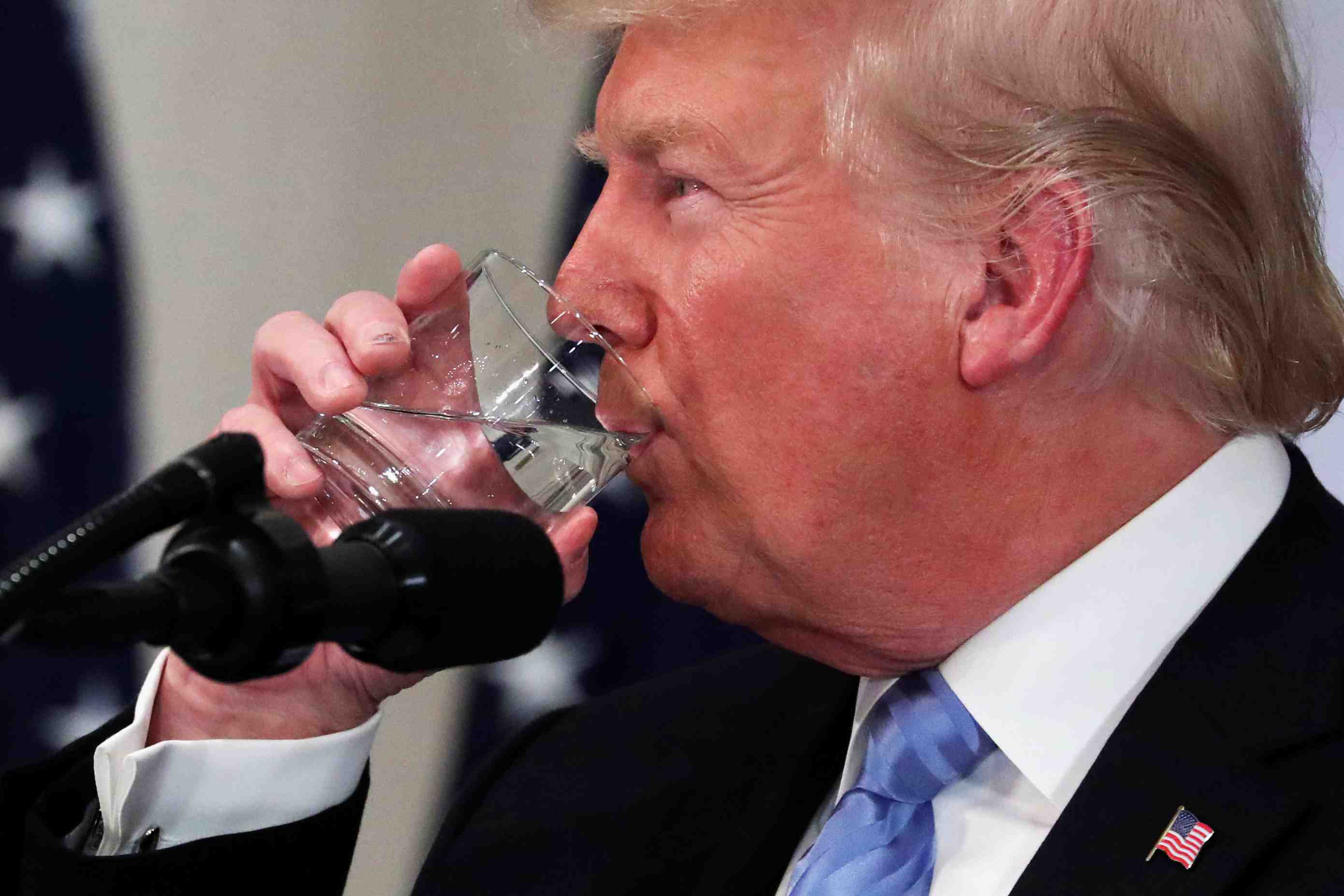 Trump dit avoir ete sensibilise sur idlib par une supportrice