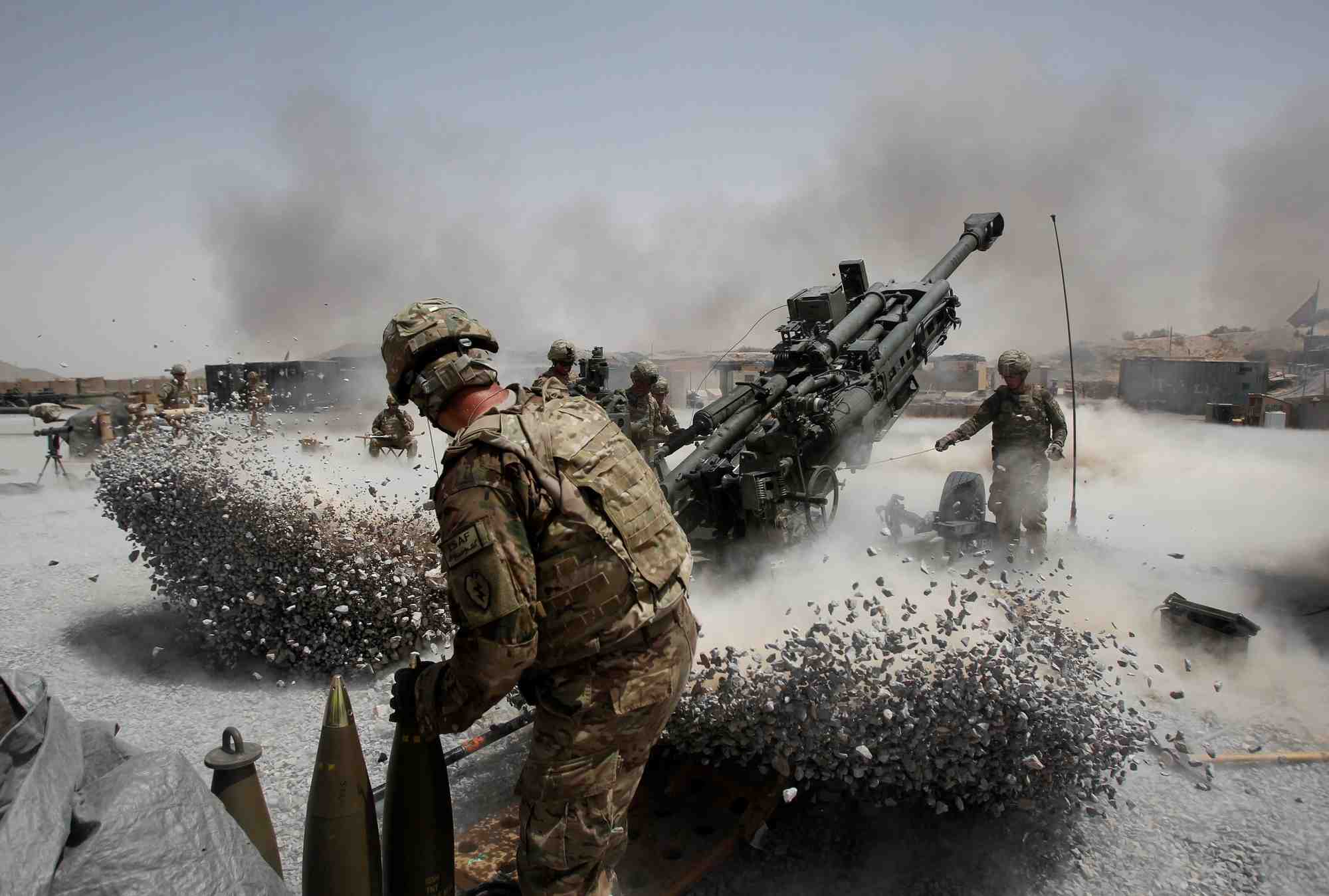 Photo d'archives des troupes americaines qui se retirent d'afghanistan