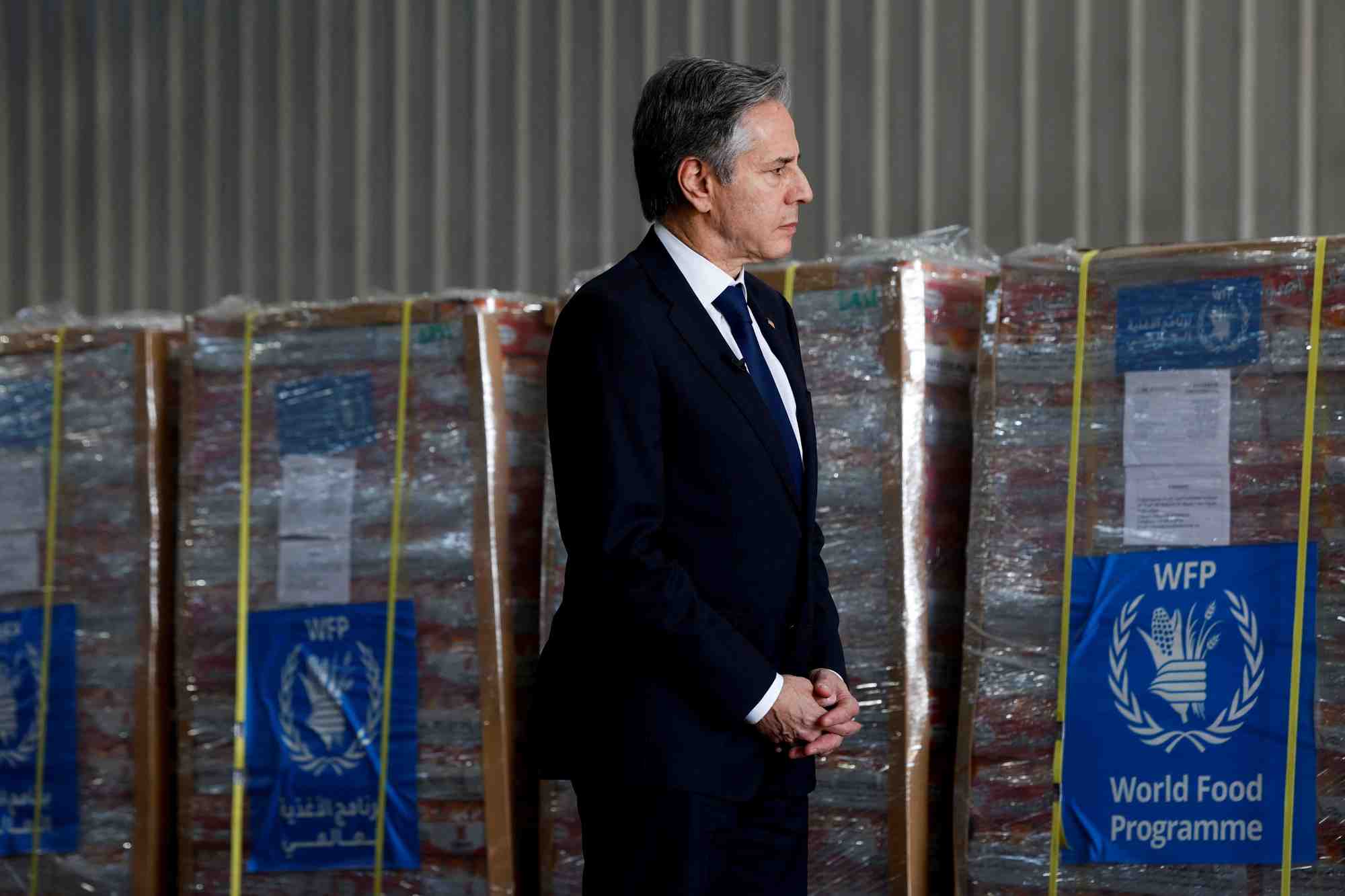 Visite du secretaire d'etat americain blinken en jordanie